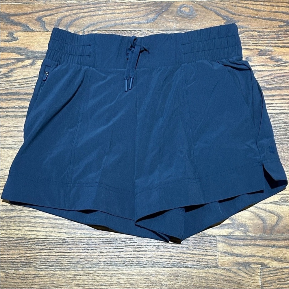 Women's Navy Blue Athletic Shorts